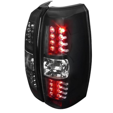 Overtime Black Housing LED Tail Lights for 07 to 09 Chevrolet Avalanche- 11 x 21 x 25 in. OV3752225